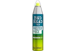 BED HEAD by TIGI - Masterpiece Laca de pelo brillante, agarre fuerte y brillo, 340 ml