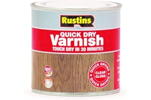 Rustins AVGC250 - Vernis pour bois d'intérieur - séchage rapide - Incolore - Fini Brillant - 15m²/L - 250ml