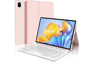 JADEMALL Custodia con Tastiera per Honor Pad 8 12" 2022 - [Italiana-Layout] QWERTY Wireless Bluetooth Tastiera Magnetica Staccabile per Honor Pad 8 12 Pollice, Rosa
