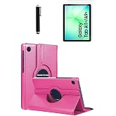 Teknetstore Samsung Galaxy Tab A11+ Ile Uyumlu 11 İn&ccedil; 2025 Kılıf, Ekran Koruyucu, Kalem Seti, 360 D&ouml;nebilen Kapak, Pembe