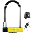 Kryptonite 002154 New York Lock with Flex Frame U-Bucket, Yellow, Standard Shackle