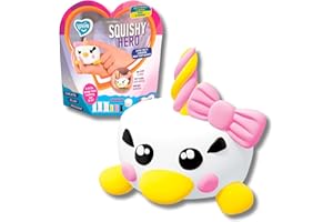 OKTO Lovin Create Your Own Squishy Unicorn - Air Dry Clay Kit with 6 Modelling Clay Sticks, Sponge Base, 1 Modelling Tool - Play Dough Arts and Crafts for Kids Age 3 Years Plus