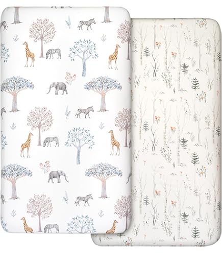 Drap Housse Bébé 60x120cm Motif Papillon 3D - Microfibre Douce Respirante Pour Berceau - 3