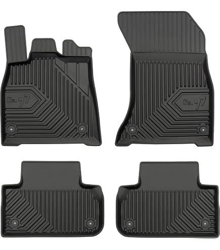 Audi Original Tappetini Gomma Anteriori Per A5 (B9 F5) Coupé/Cabrio – Set 2 Pezzi, Nero, 8W7061501 041