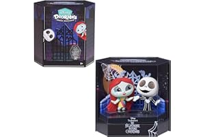 Disney Doorables Grand Entrance Jack Skellington e Sally, personaggi collezionabili da 7,6 cm, giocattoli per bambini dai 5 anni in su, esclusiva Amazon di Just Play