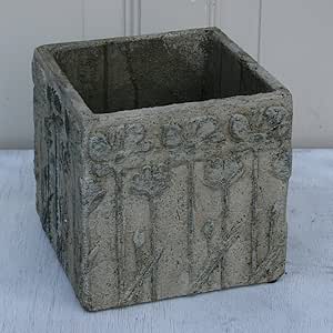 FR-INTERNETHANDEL Übertopf Keramik Landhaus Vintage Antik-Look Höhe ca