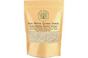 ‎RAW FARM ORGANIC NATURAL FRESH 1kg rohe weiße Quinoa Samen, glutenfrei, sojafrei, Vollkorn - Raw Farm
