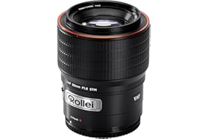 Rollei AF 85 mm F/1.8 Vollformat Objektiv für Nikon Z mit STM-Autofokus | HFT-X Beschichtung | Vollmetall Gehäuse 477g Kompatibel mit Kamera APS-C Z50/Z30/Zfc und Full Frame Z9/Z8/Z7/Z6/Z5 Series