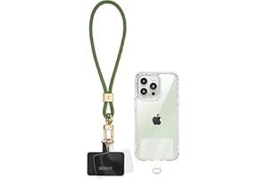 SENLLY Universel Cordon de Téléphone avec Patch Ultra Fin, Minimaliste Portable Smartphone Lanière de Poignet