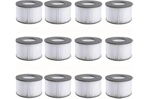 Vokowin Replacement Filter for MSPA Whirlpool Replacement Filter Cartridge Water Filter, Filter for Whirlpool and Hot Submarines as well as Spas, Inflatable Pools, Water Filter Model from 2020, Pack