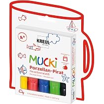 Kreul Mucki Set 3 Pennelli Per Bambini - Setola E Sintetico, Misure 8, 10, 16 Per Scuola E Hobby - 2