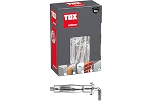 TOX Taco gancho metálico Pirat Skippi-L M5 x 37 mm, 50 piezas, 035101651