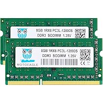 CRUCIAL 8 GO PC3L 12800U 2RX8 DDR3 1600 MHz 1.35v Mémoire portable RAM