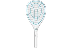 Night Cat Racchetta Zanzare Elettrica：Mosche Insetti Paletta Antizanzare Insetti Elettrica Fly Killer Zapper Swatter 3000V USB Ricaricabile