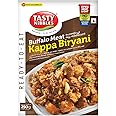 TASTY NIBBLES Ready to Eat Buffalo Meat Kappa BIRYANI 250GM Pouch| Kerala Special | Open Heat & Eat | Non-Vegetarian | No Added Preservatives | Japanese Retort Technology 250GM Pouch (Pack of 1)