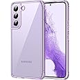 JETech Case for Samsung Galaxy S22 5G 6.1-Inch, Non-Yellowing Shockproof Bumper Protective Phone Cover, Anti-Scratch Hard PC Back (Purple)