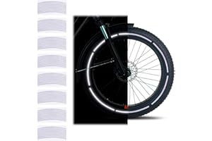 SMOMEND 64pcs Nastro Catarifrangente Adesivo, Strisce Catarifrangenti Adesive, Catarifrangenti Adesivi, Impermeabile, Facile Da Applicare, Adesivi Riflettenti Per Auto, Moto, Biciclette, Caschi, Zaini