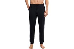 Schiesser Herren lange Schlafhose mit Bündchen - Mix + Relax