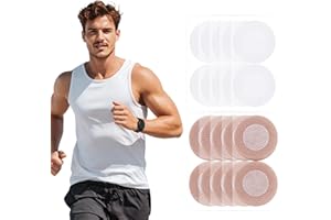 VRAIKO M?skie pokrowce na sutki, 100 szt. (50 Pairs), dla m??czyzn, odporne na pot, zapobiegaj?ce przywieraniu, niewidoczne i wygodne do biegania, uprawiania sportu, noszenia na co dzie?