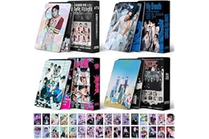 XINGPUBHD 4 Pack/220PCS Stray-K Photocards, Stray-K Lomo Cards SK New Album Postcards Cards Set Stray-K Lomo Card Postcard Birthday Gift Cards for Fans