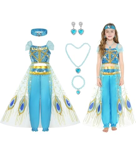 Lito Angels Kleuter Prinses Kostuum Jurk, Maat 116 Leeftijd