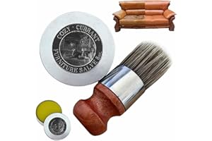 HOEMUDY Wise Owl Furniture Salve,Furniture Salve for Leather, Leather Furniture Salve and Brush,Wise Owl Furniture Salve for Leather, Leather Furniture Salve Protect Furniture,Furniture Salve for Wood (1 Set)