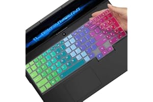 MUBUY-GOL Tastaturabdeckung für Lenovo Legion 5 Pro, Legion 5 5i 5p 5pi 15,6 Zoll und 17,3 Zoll | Legion 7i & IdeaPad Gaming 3i Gaming Laptop Tastatur Schutz Skin-Skin Regenbogen