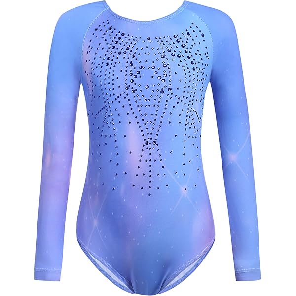 FEOYA Turnpakje voor meisjes, met shorts, gym, dans, haarband, outfits, dansbody zonder mouwen/lange mouwen, balletleotard, A1, 7-8 Jaren