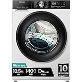 Hisense WD3S1043BW3 &ndash; Washing Machine, 4.6 kg, 1400rpm, Depth 59 cm, WiFi | Free Inst., AlxWxFn 84.5x59.4x59 cm, White, Inver