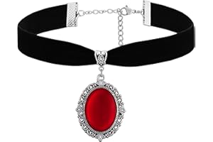 Hanary Gothic Vintage Victorian Choker Necklace, Black Choker, Goth Vintage Jewelry Gift for Women