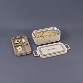Ar Yıldız Bento Lunch Box Beige 1000 ml