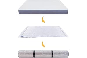 WORKKOOL Vakuum-Matratzentasche zum Umzug, vakuumversiegelte Beutel für Matratzenaufbewahrung, Schaumstoff-Matratzentasche mit Reißverschluss(für Matratze 180 * 200cm)