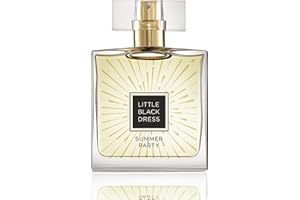 Avon Little Black Dress Summer Party Eau de Parfum 50ml, Fresh and Flirty Fragrance, Contains Lemon Oil and Pink Peony, Long Lasting Scent, Cruelty Free
