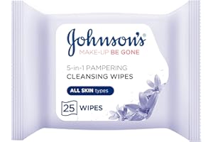 JOHNSON'S Johnsons j & j make up be gone wipes pampering 25's