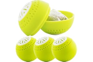 COOKRM Ambientador Frigorífico Absorbe Olores Nevera ECOBOLAS Antihumedad para Congelador, Quita Olor y Humedad. Limpieza del Hogar. Elimina Olores. Naturales y SEGURAS, neutralizador de olores, Pack 3 ud.