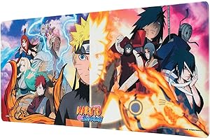 Grupo Erik Alfombrilla ratón Naruto - Alfombrilla Gaming Manga - Mousepad XL - Naruto Merchandising/Alfombrilla XXL - Alfombrilla Escritorio - Tapete Escritorio Ideal Accesorio Gamer Manga