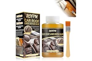 ROFPM Adesivo per riparare il cielo dell'auto, extra forte, adesivo per riparare il tetto dell'auto, durevole e stabile, resistente al calore, adatto per la riparazione di coperture auto, pelle, divani, ecc