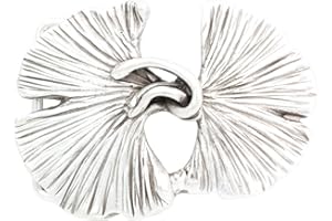 BELTINGER Gürtelschnalle Ginkgoblätter 4,0 cm | Buckle Wechselschließe Gürtelschließe 40mm Massiv | Wechselgürtel bis 4cm