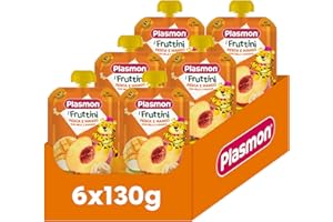 Plasmon I Fruttini - Pesca e Mango con Mela e Banana 6x130g