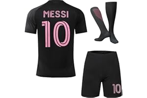HUSSATEX Miami 2025/2026 Kinder Fußball Trikot & Shorts mit Socken Geschenk Set Jugendgrößen