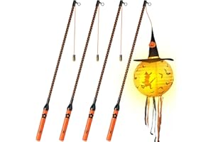 TTCOTOKE Laternenstab Elektrisch mit LED 4PCS, 2025 Aktualisierung Laternenstock mit LED für St Martin Elektronischer Laternenstäbchen für Kinderpartys, St Martin, Halloween,Martinsumzüge,Laternenumzüge