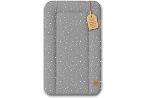 TOTSY BABY Cambiador bebe 70x50 cm - colchon impermeable portátil para comoda o lavadora cojin muda cómoda trocador fraldas colchón colchoneta fácil de limpiar Galaxia B