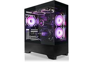 ‎SYSTEMTREFF SYSTEMTREFF High-End Gaming PC AMD Ryzen 7 9800X3D 8x5.2GHz | Nvidia RTX 5080 16GB DX12 | 2TB M.2 NVMe | 32GB DDR5 RAM | Windows 11 | WLAN Desktop Computer Rechner für Gamer, Zocker & Streamer