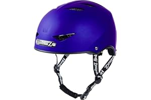 HardnutZ Street Bike Helmet - Various Sizes | Gloss & Rubber Coated | HN102 | For Adult & Kids | For Urban Cycling, BMX, Skateboard, Scooter or Roller Blade Helmets | Lightweight | EU & UKCA Certified