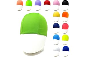 AQASKIN 50 Gorros de natación de poliéster Slim FIT Profesional - Descuentos por CANTIDAD - Gorro de Piscina Unisex - Cantidad Paquetes de 50-500 Piezas