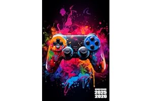 Agenda Scolaire Gamer: 2025 2026 Manette De Jeu Pour Garcon De Septembre À Juillet Pour Etudiant De Primaire, Collège, Lycée, Format A5