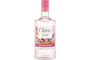 CHASE DISTILLERY Chase Pink Grapefruit Gin | 40% vol | 70cl | Award-Winning | Hints of Juniper & Lime Zest | Grapefruit Gin | Recommended with Tonic & in Cocktails