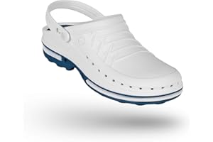 WOCK Clog con Cinturino e Steri-Tech Soletta, Zoccoli Lavoro Sanitario Donna e Uomo - Sterilizzabile, Antistatico, Traspirante e Antiscivolo