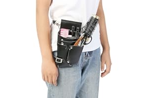 YOTOWN Bolsa para herramientas de peluquería portátil profesional con cinturón de cintura.