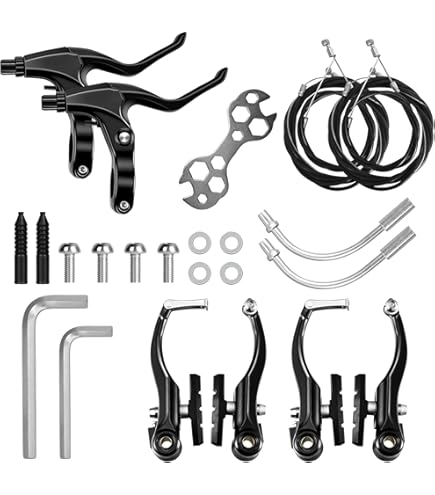 TRP CX8.4 Mini Front and Rear V-Brake Set, Black : Amazon.co.uk